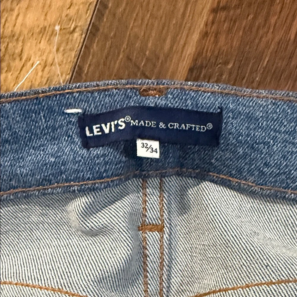 Levi’s Made & Crafted Rodeo Bow-Legged Straight Jeans Two-Tone Blue 32x34